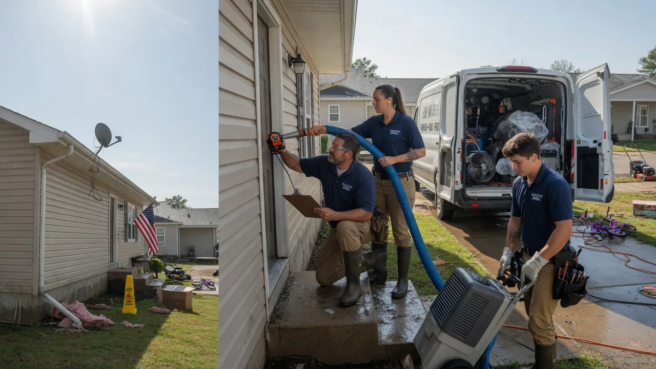 Ceiling Water Damage Restoration in Salem, IA near me